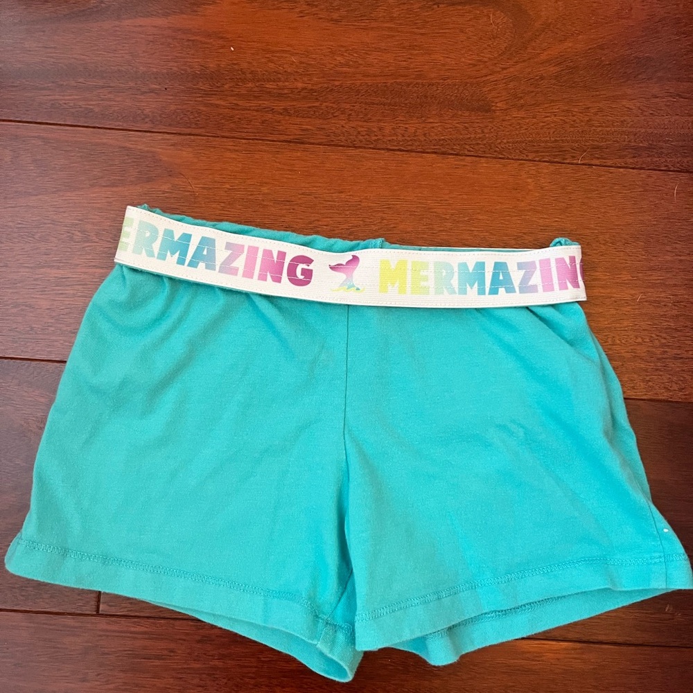 Wonder Nation Blue Athletic Shorts with Elastic Waistband